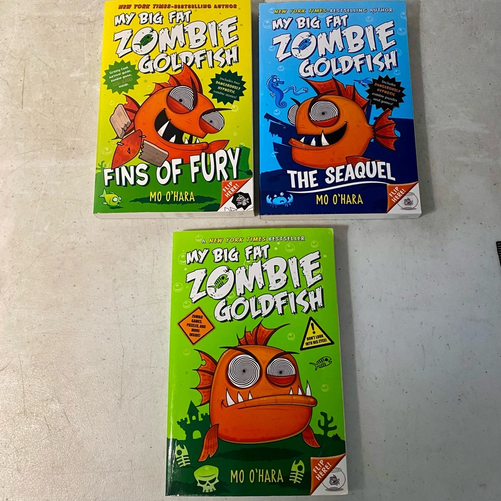 MY BIG FAT ZOMBIE GOLDFISH  by Mo O'Hara  [Boxed Set, Paperback]  Square Fish